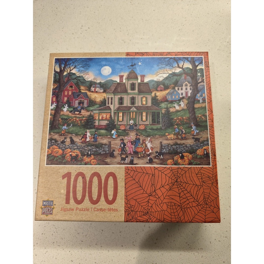 Master Pieces • LUCKY 13 THIRTEEN • 1000 Piece Jigsaw Puzzle • Halloween • NEW